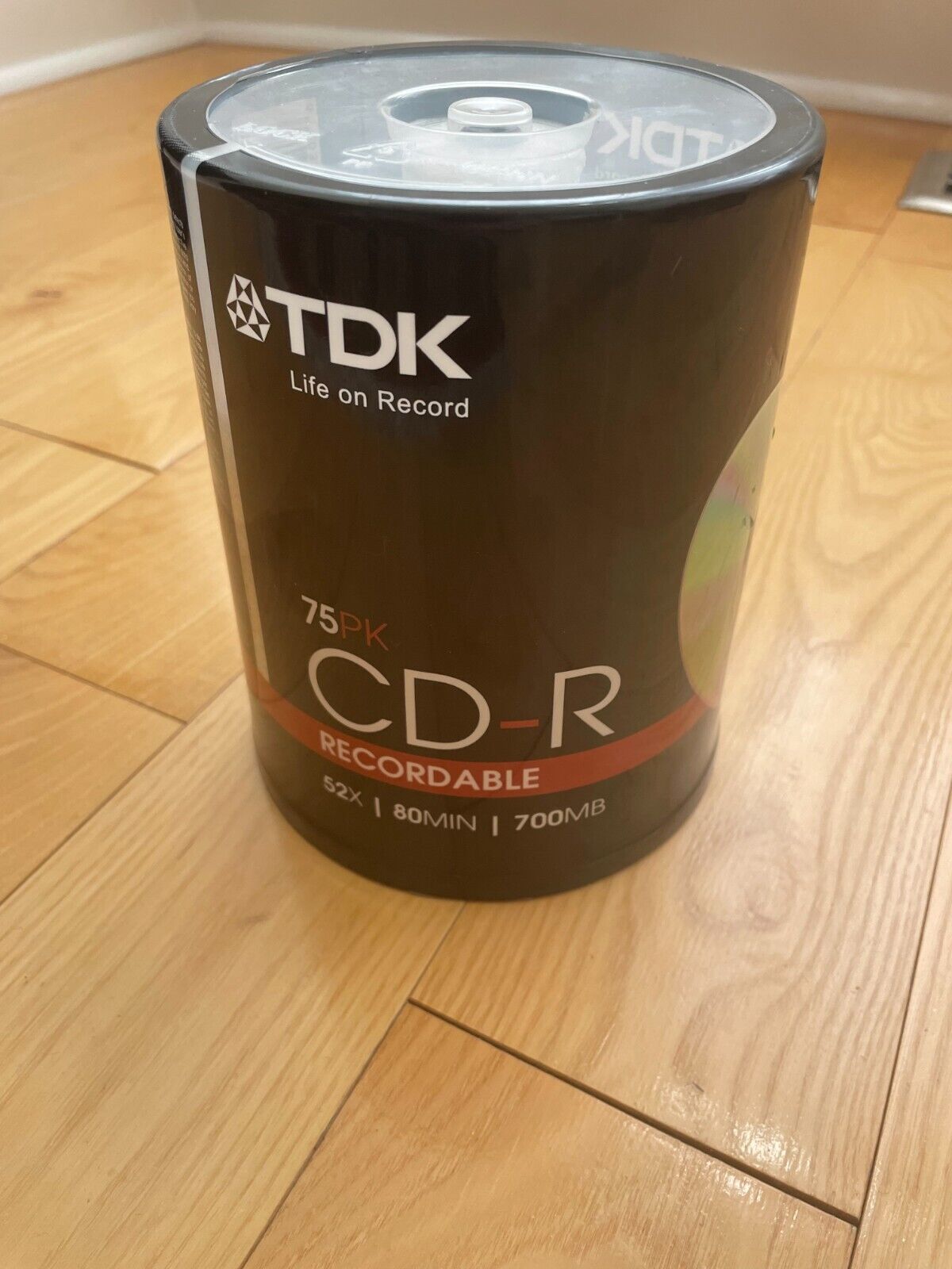 📀    TDK Data CD-R 80 Min 700 MB 75 Pack Spindle 52X - New / Sealed