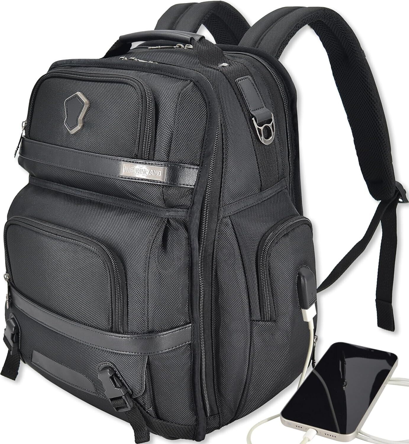 WELKINLAND | Business backpack, Professional mens leather business backpack
