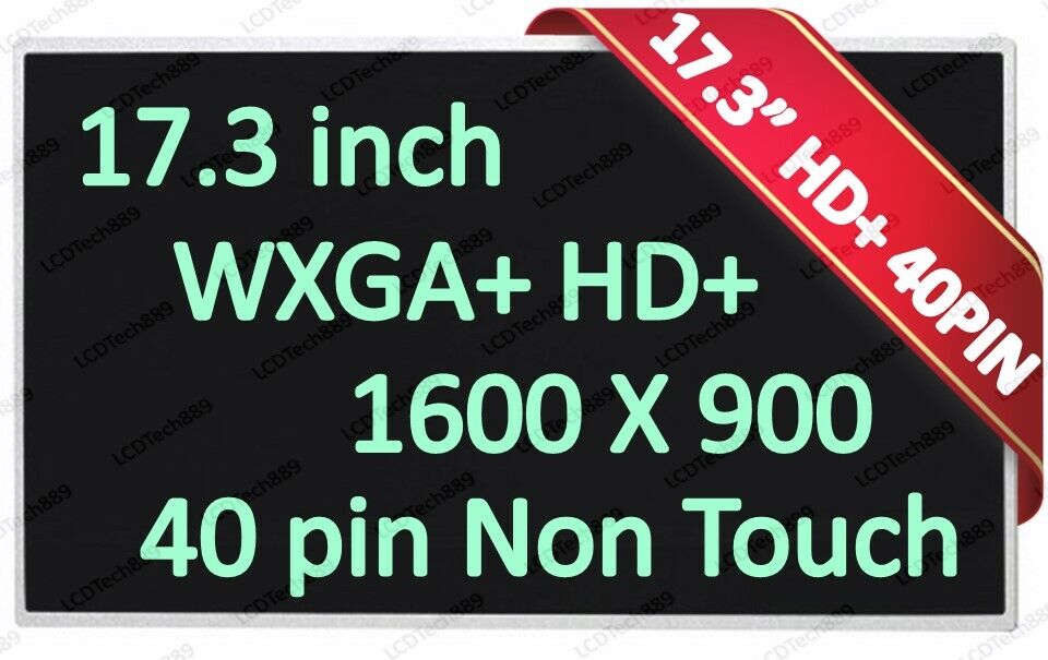 HP G72-227WM, G72-250US, G72-251XX, G72-253NR LAPTOP LCD REPLACEMENT SCREEN 17.3