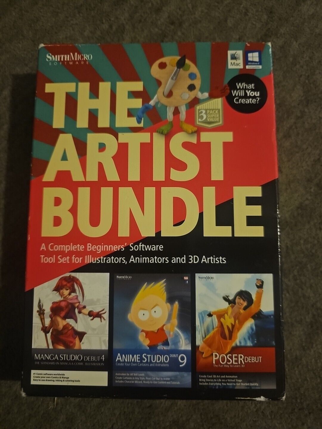  The Artist Bundle 3 Pack Super Value for Windows & Mac SmithMicro Software