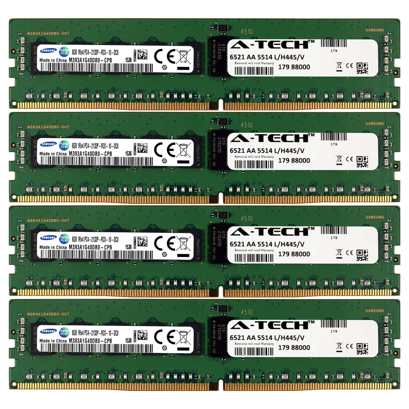 DDR4 2133MHz Samsung 32GB Kit 4x 8GB Lenovo ThinkServer TD350 Memory RAM