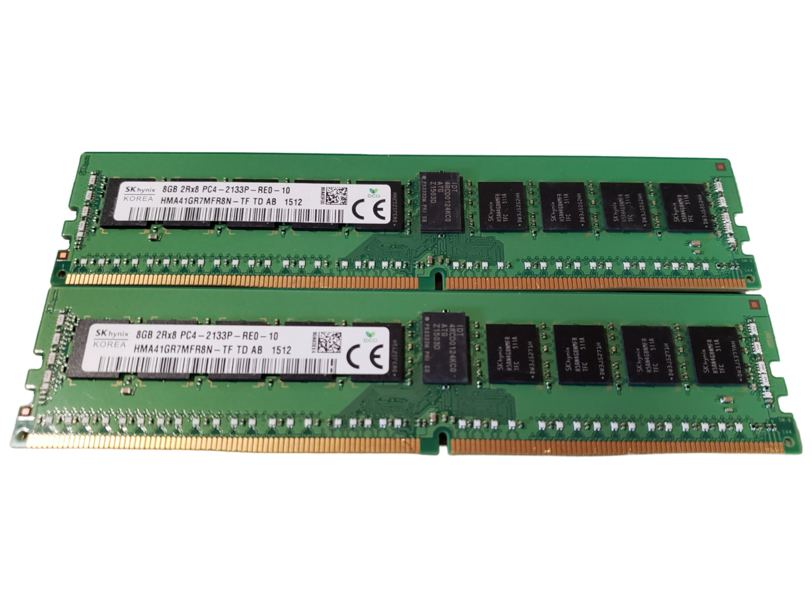 (2 Piece) SK Hynix HMA41GR7MFR8N-TF DDR4-2133P 16GB (2x8GB) Server Memory