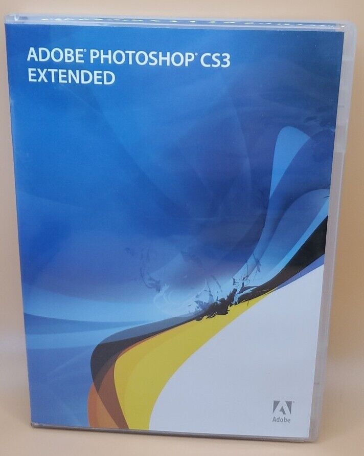 Preowned Adobe Photoshop CS3 Extended For Mac + Video Workshop + Serial Number