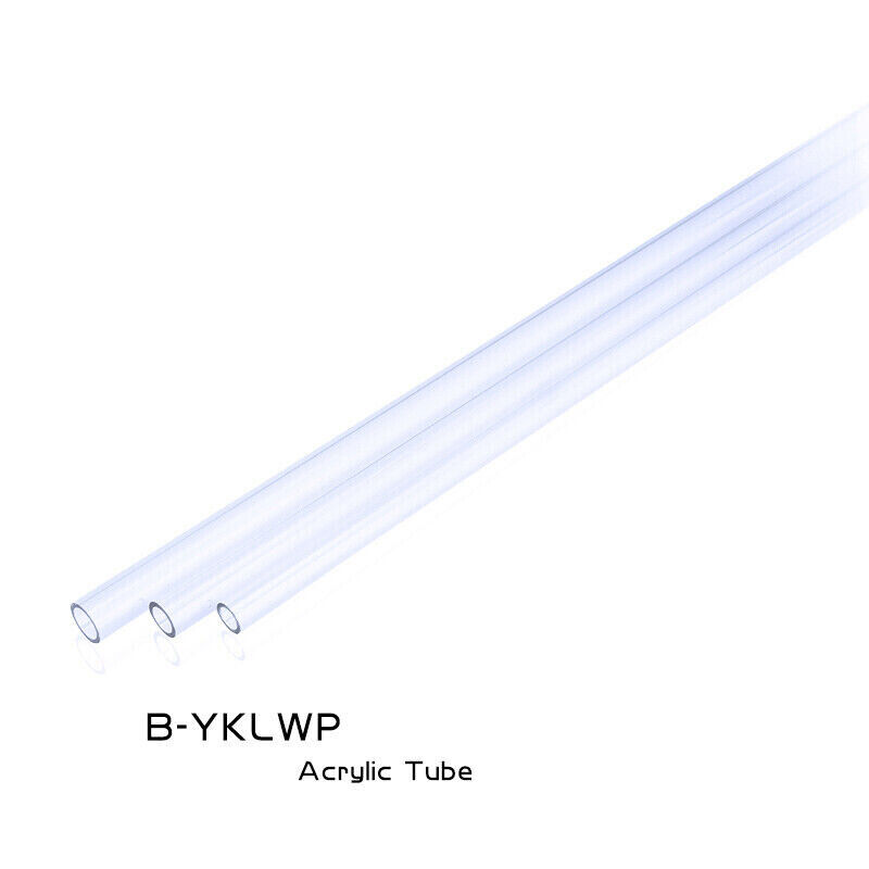 Shyrrik 4Pcs PETG/Acrylic Tube OD12mm/14mm/16mm Hard Tubings 500mm Water Cooling