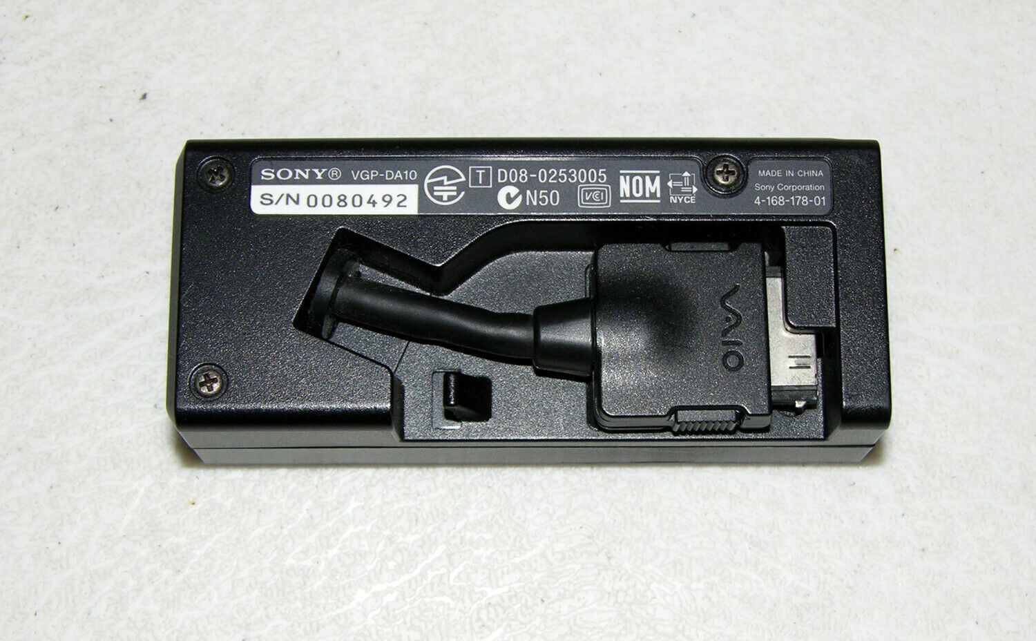 Genuine OEM Sony Vaio P Series VGA LAN Adapter Extension Dongle VGP-DA10