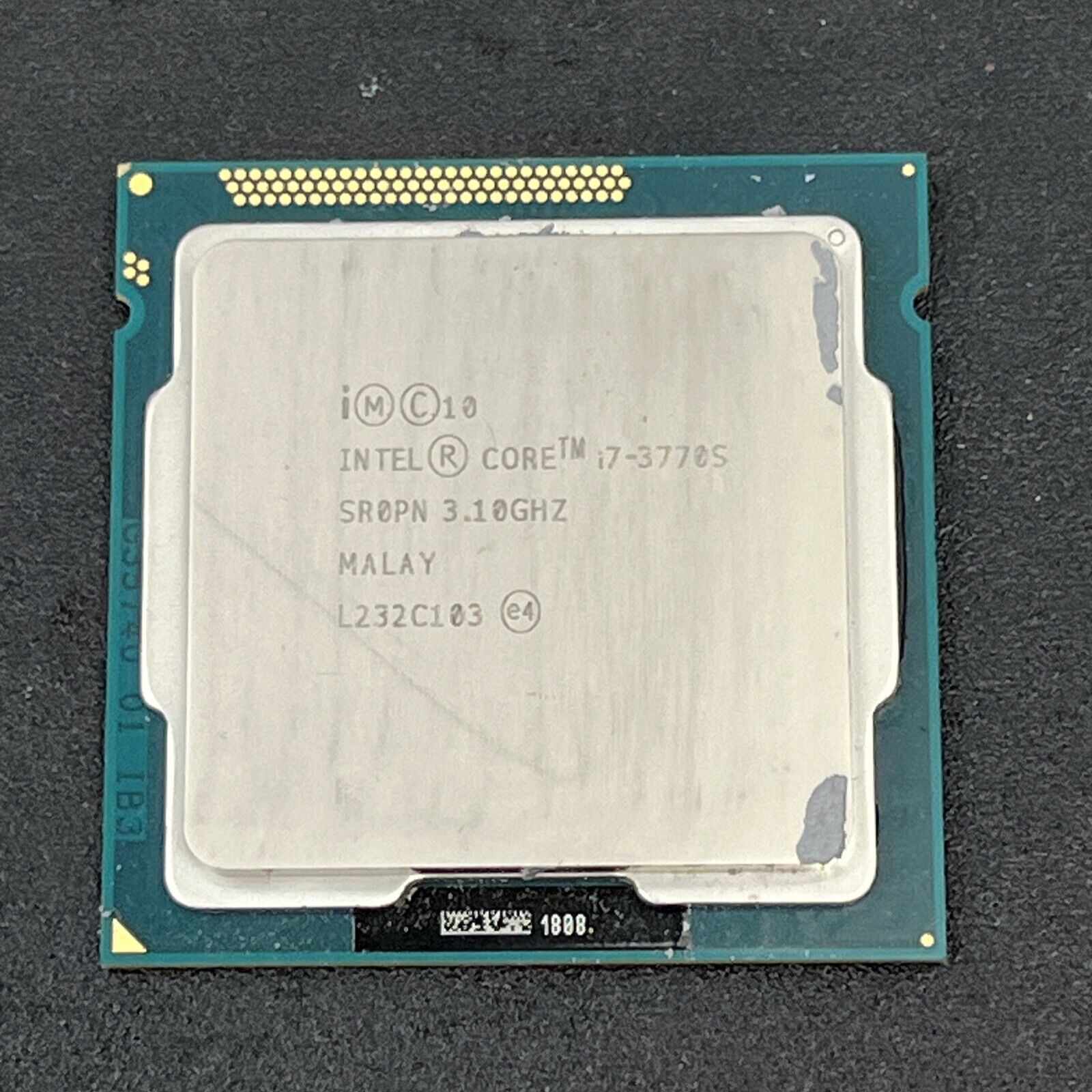 Intel Core i7-3770S CPU 3.10 GHZ 8M Cache Quad-Core Processor LGA1155 SR0PN