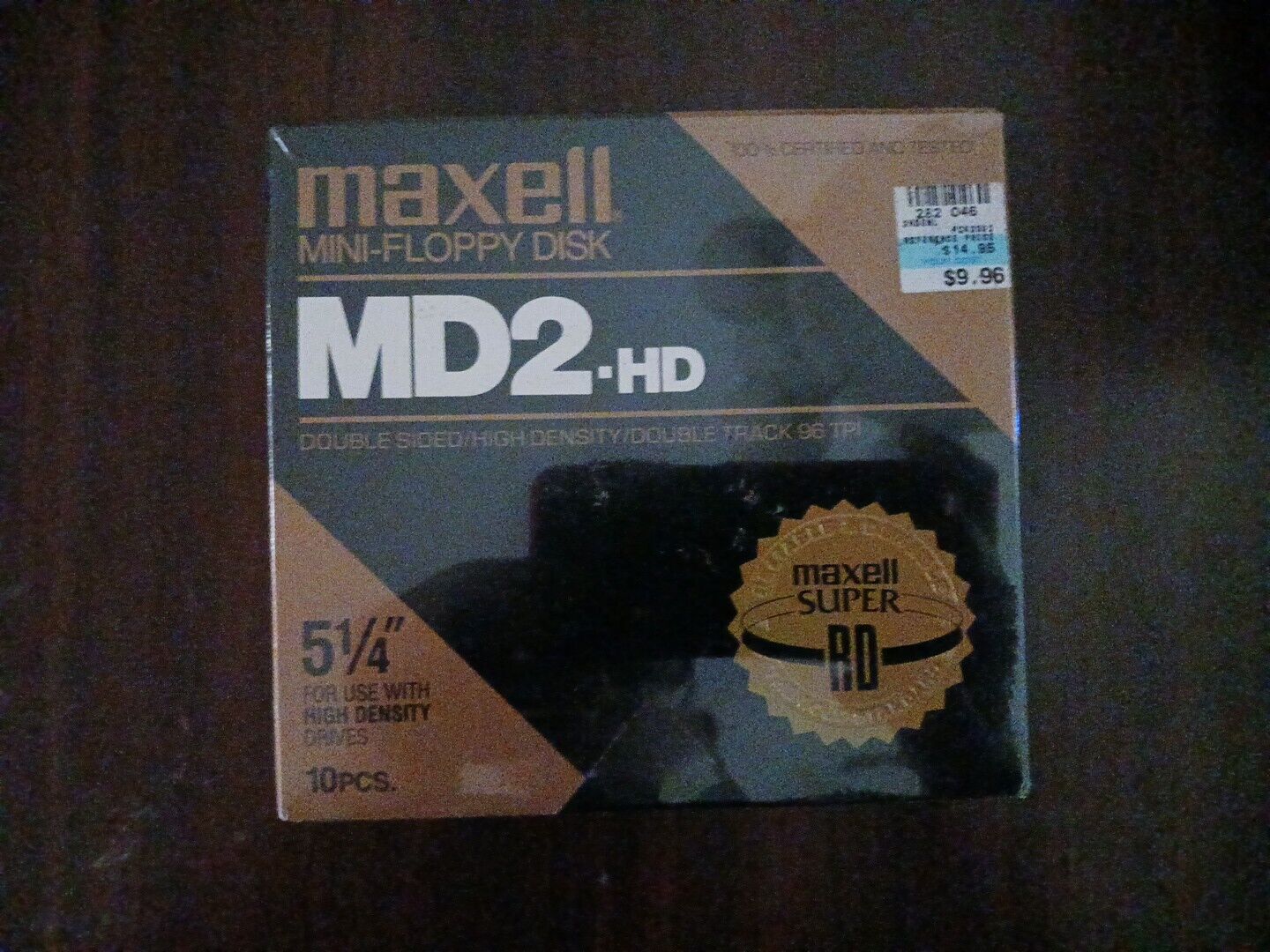 NEW & FACTORY SEALED Maxell MD2-HD Mini-Floppy Disk - 5 1/4