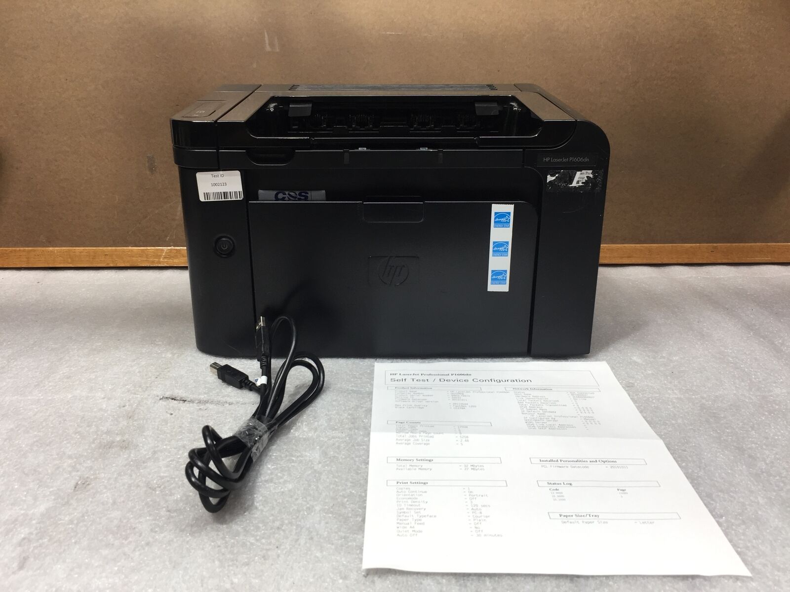 HP LaserJet Professional P1606dn Work Group Printer (12k Page Count)
