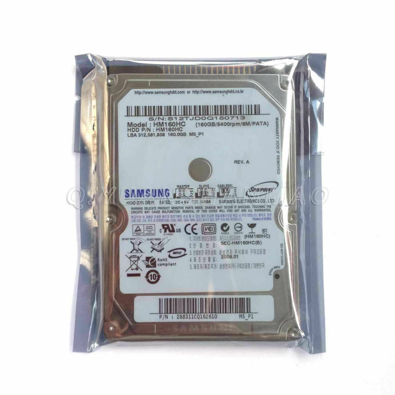 SAMSUNG 160GB HM160HC 5400RPM IDE PATA 2.5