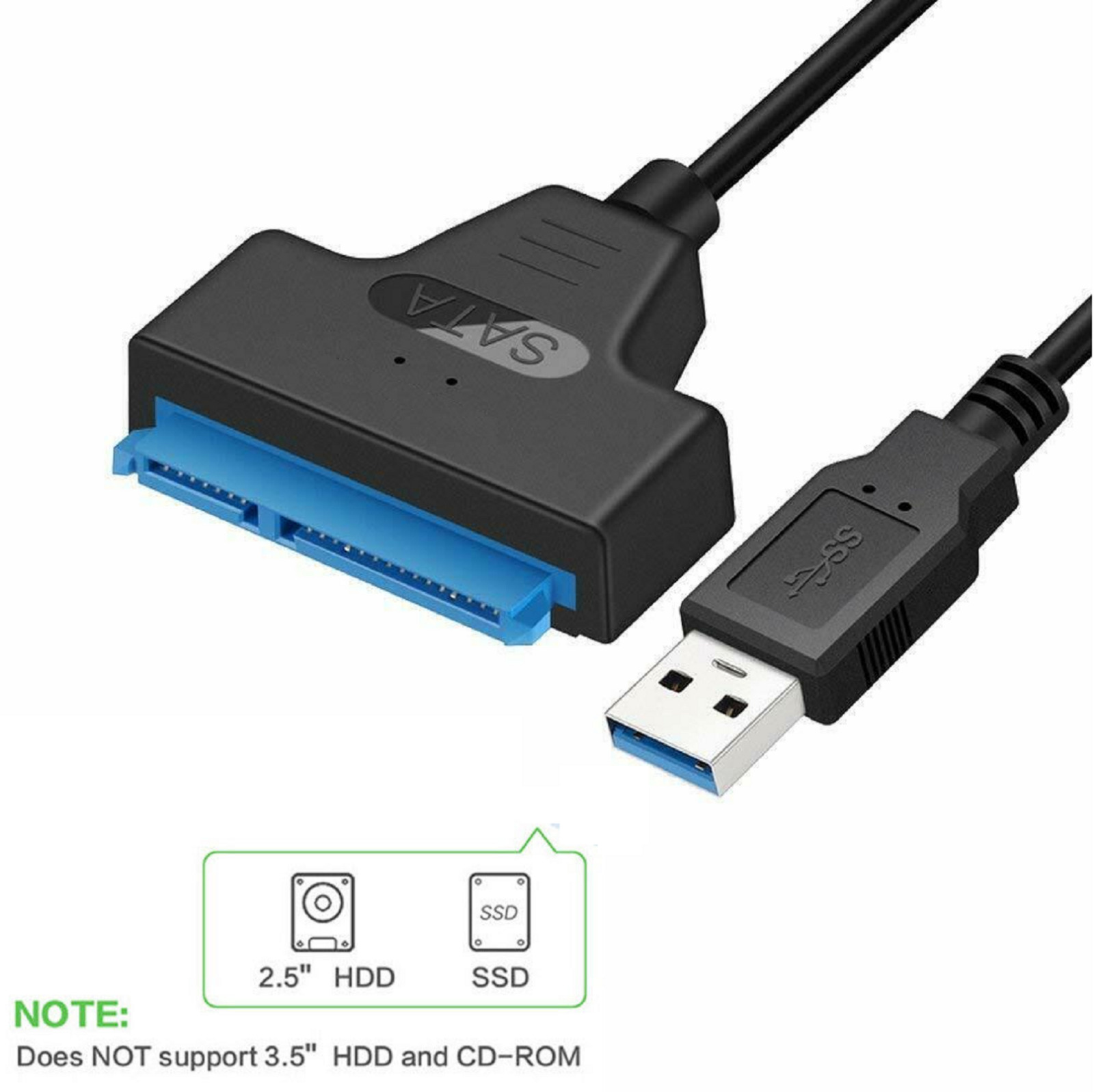 25 X USB 3.0 to 2.5 SATA III Hard Drive Adapter UASP SATA to USB3.0 Converter