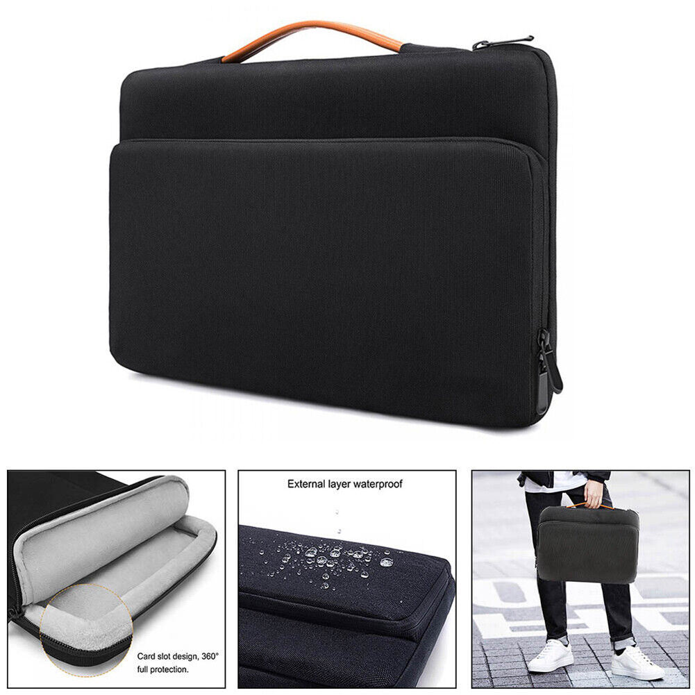 13.3-14in Universal Black Laptop Sleeve Bag Notebook Protective Case Waterproof