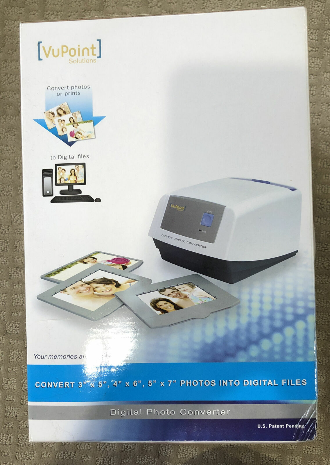 NIB VuPoint Solutions Photo Picture Prints Digital Converter PS-C500-VP