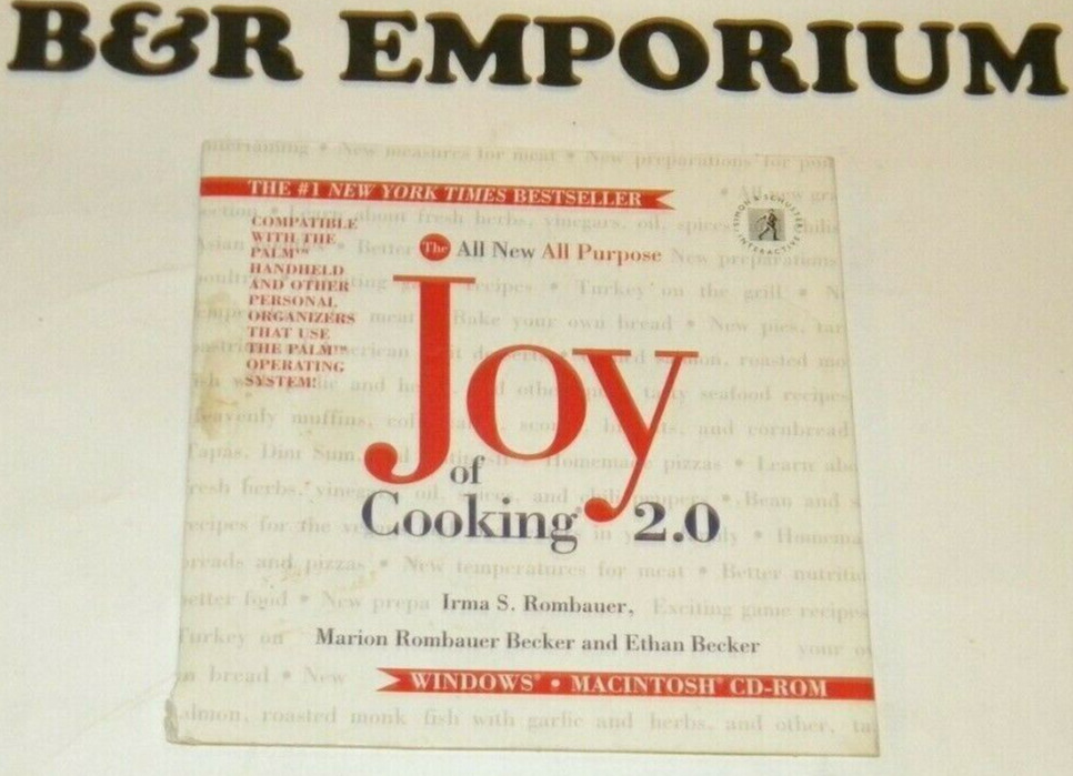 The All New All Purpose Joy of Cooking 2.0 (2002 Simon & Schuster) - Used CD-ROM
