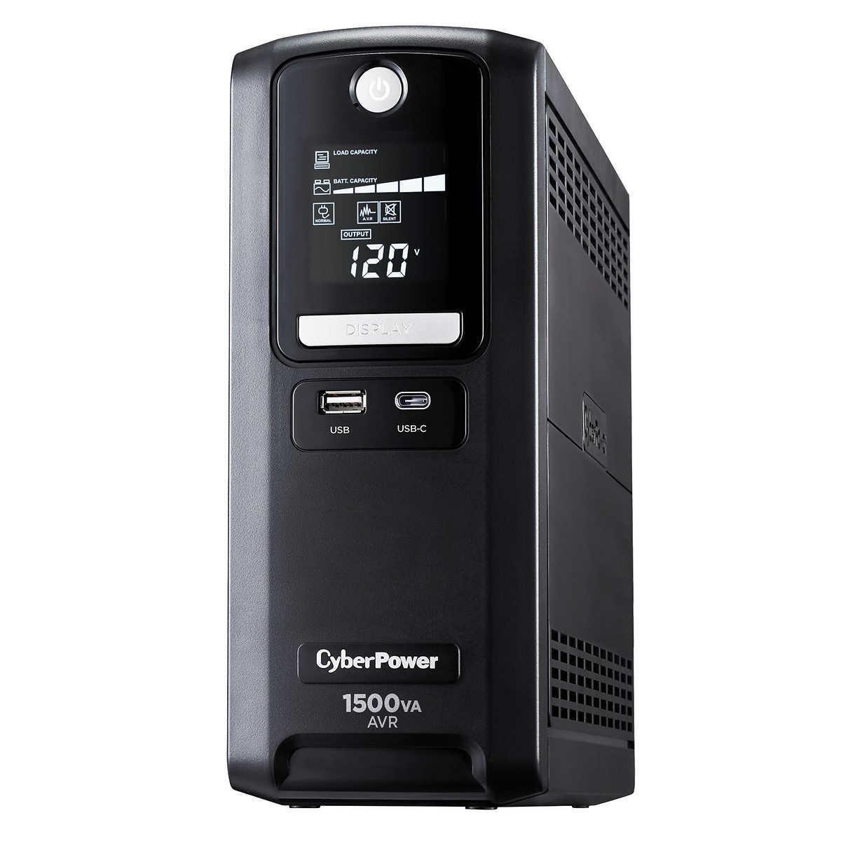 CyberPower 1500VA/900Watts Simulated Sine Wave UPS Battery Backup With Surge