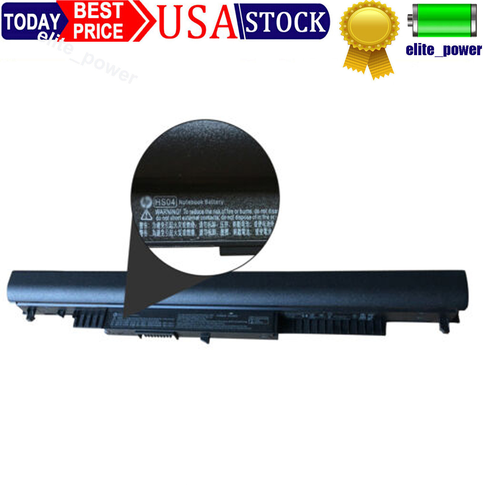 HS03 HS04 Laptop Spare Battery for HP Spare 807957-001 807956-001 807612-421 