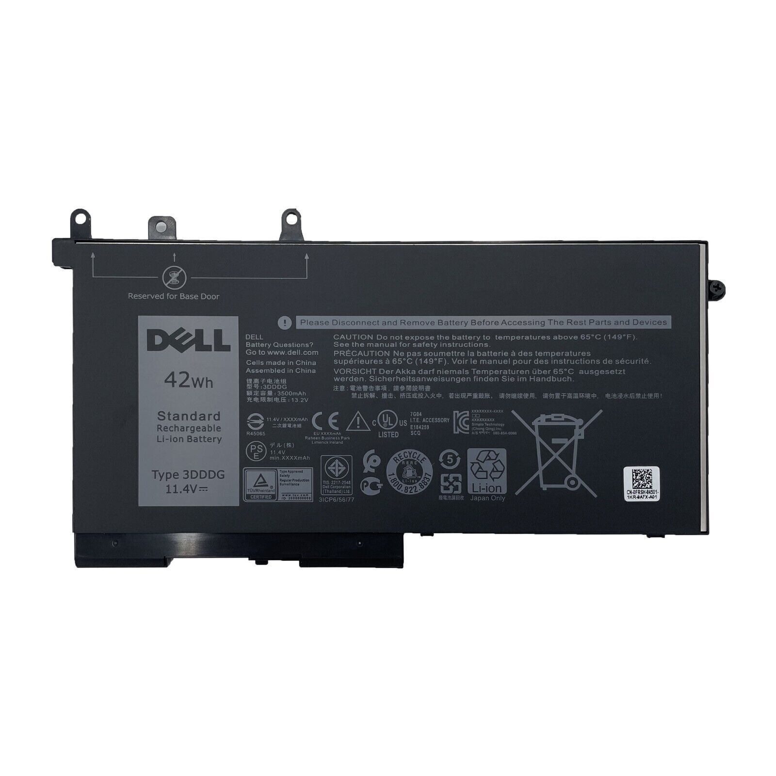 OEM Genuine 42Wh 3DDDG Battery For Dell Latitude 5280 5480 5580 5290 5490 5590