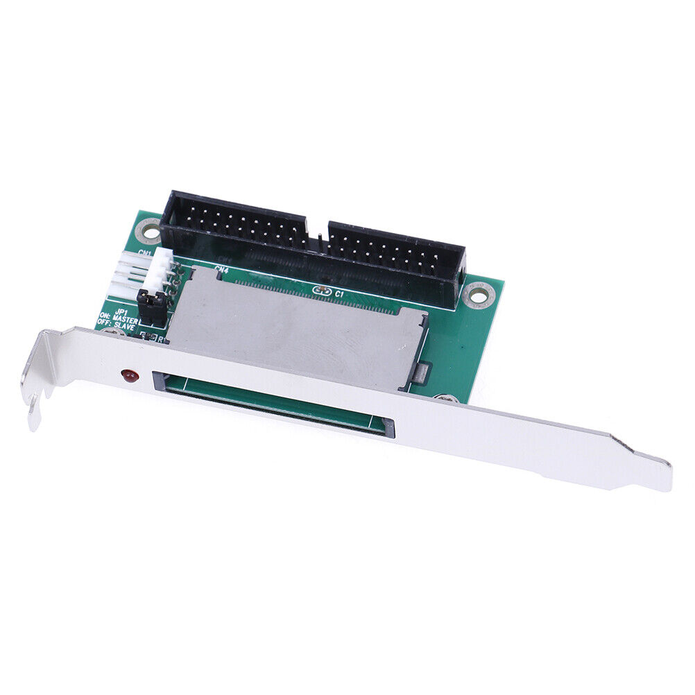 40-Pin CF compact flash card to 3.5 IDE converter adapter PCI bracket backNG