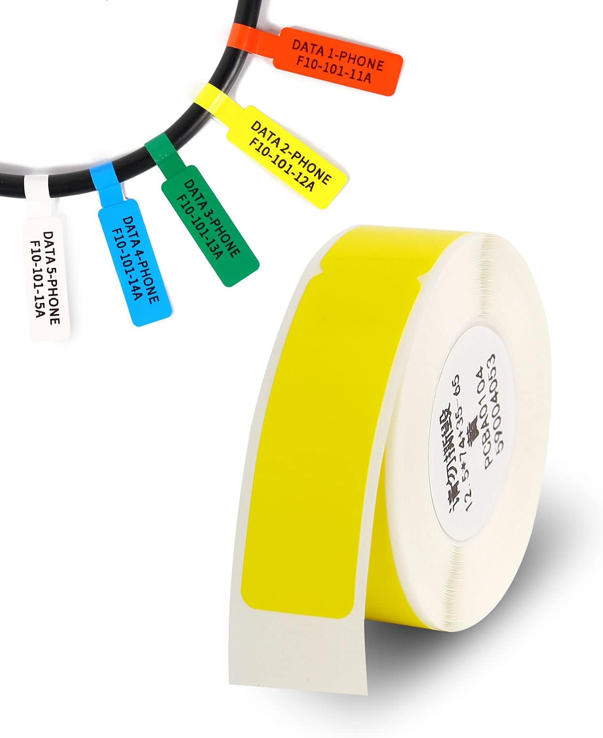 Etiquetas De Cable D11 Etiquetas Cable Alambre Impermeables Coloridas Etiquetas