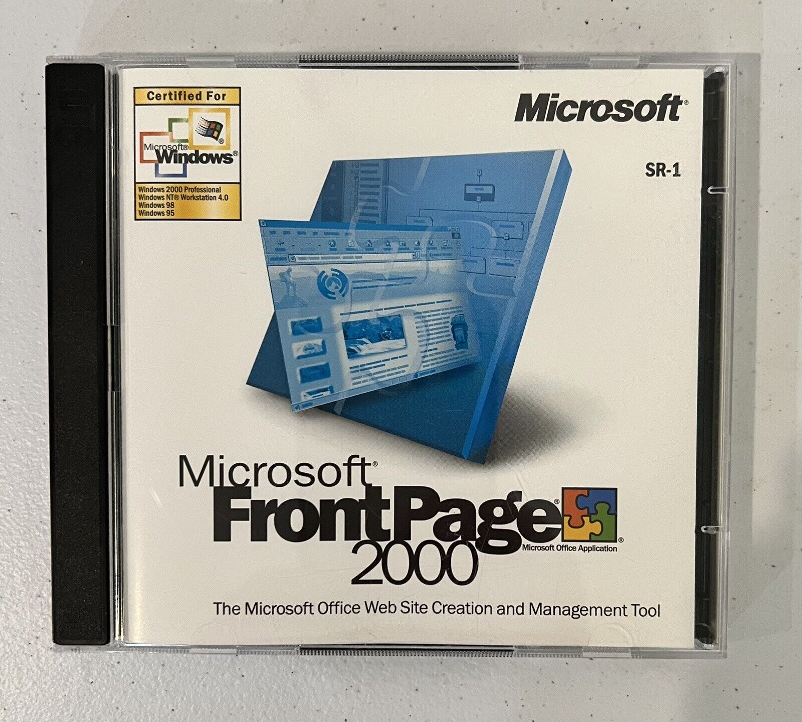 Microsoft Front Page 2000 CD Software