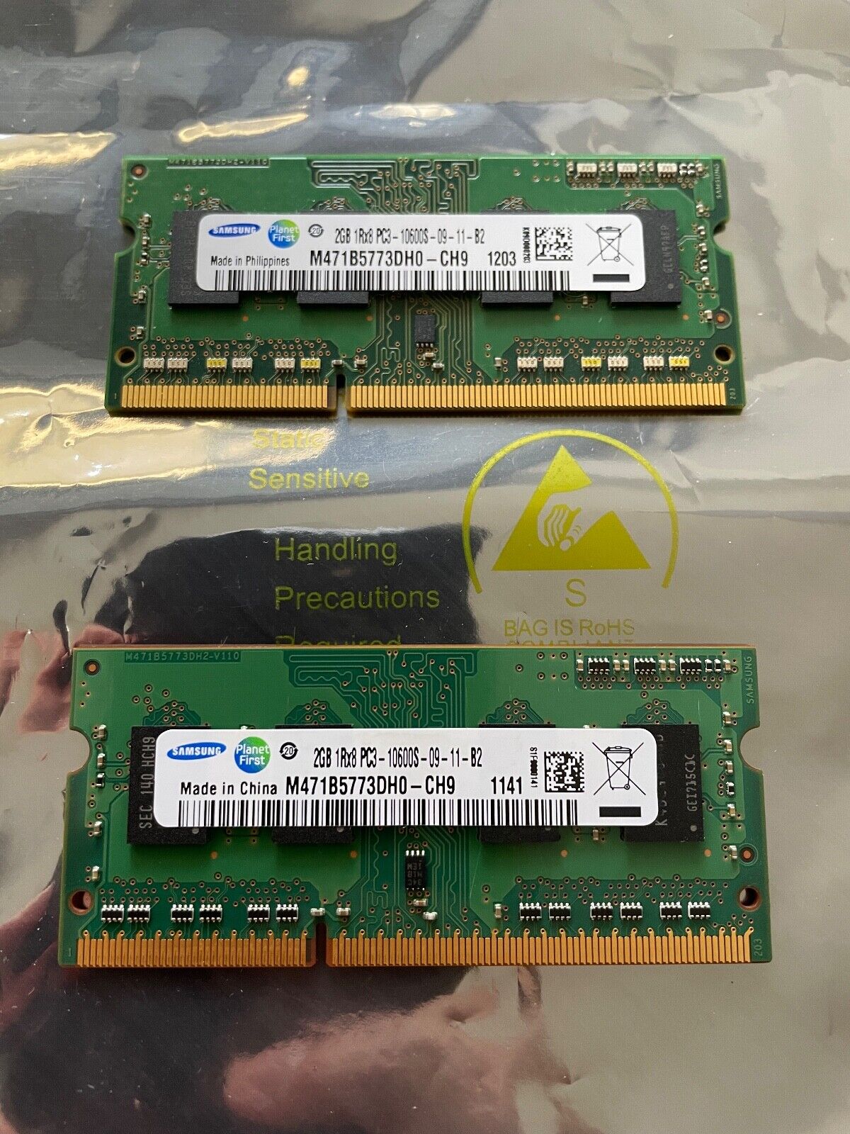 SAMSUMNG 4GB Memory Kit (2x2GB) So-Dimm Pc3-10600S 1333MHz