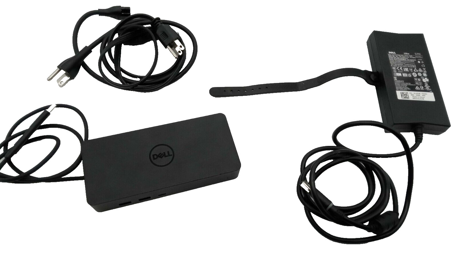 Dell D6000S Universal Docking Station USB 3.0 USB-C with 130 W Power Adapter