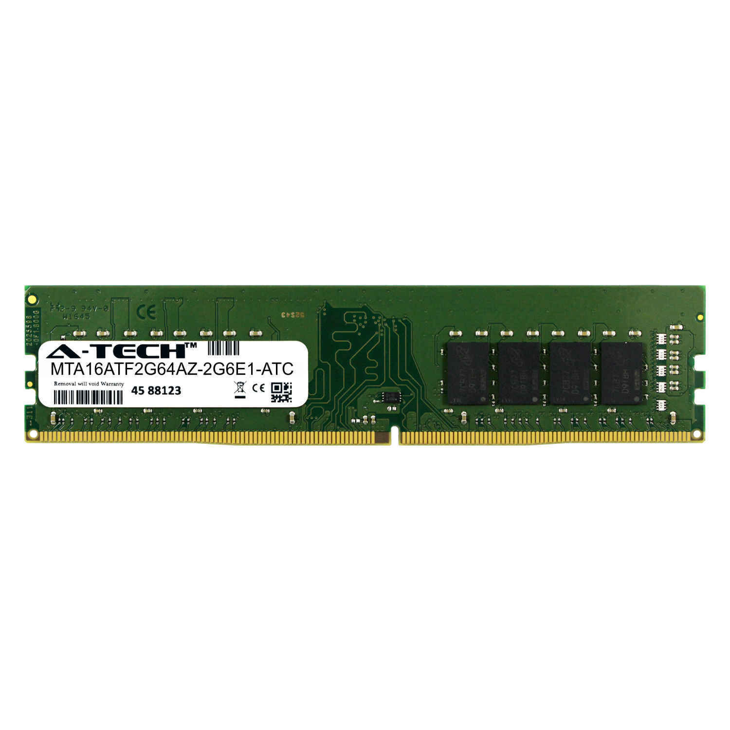 16GB DDR4 PC4-21300 DIMM (Micron MTA16ATF2G64AZ-2G6E1 Equivalent) Memory RAM