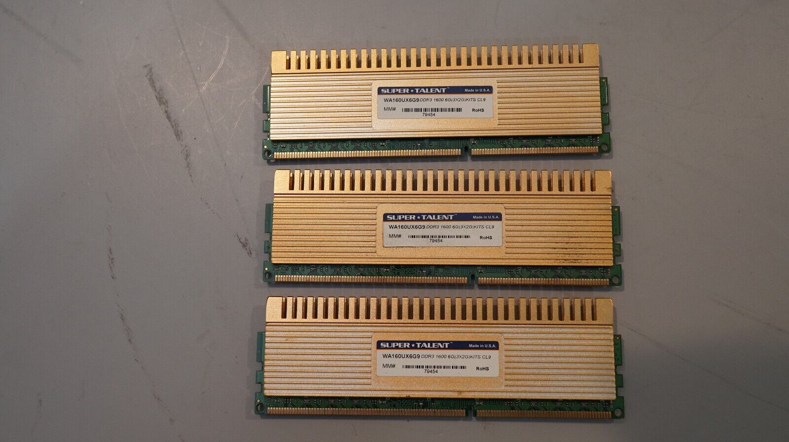 Super Talent 2GB DDR3 PC3-12800 (DDR3-1600) WA160UX6G9 Memory SDRAM 6 GB Total