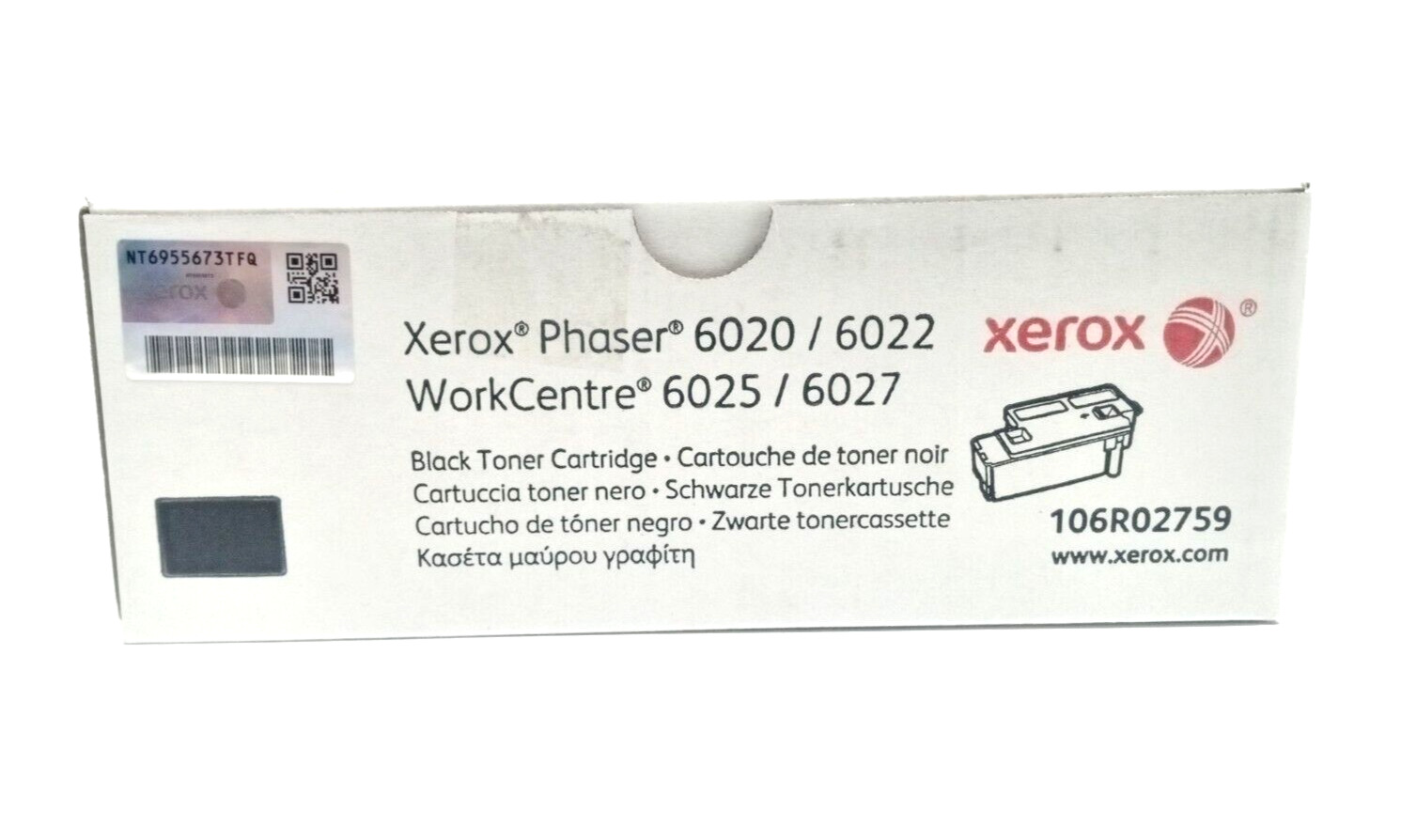 Genuine Xerox Phaser 6020/6022 WorkCentre 6025 Black Toner Cartridge 106R02759