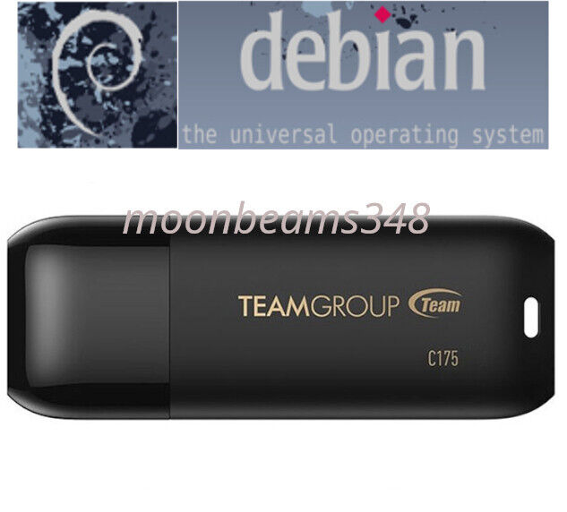 Debian 12.5.0 64 Bit Gnome FAST 32 Gb 3.2 Usb Drive Linux Bootable Live Install