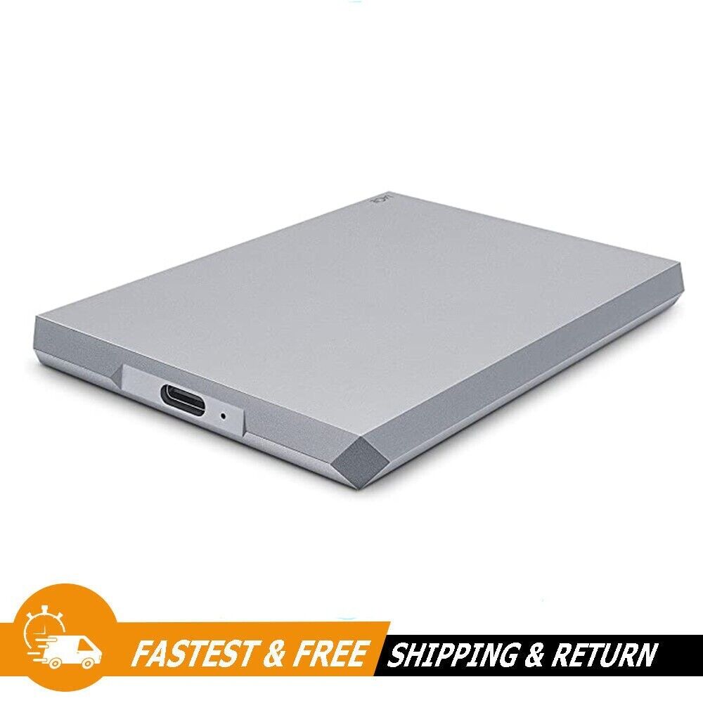 Lacie Mobile SSD 1TB Portable External Hard Drive USB 3.1 Type-C STHM1000400