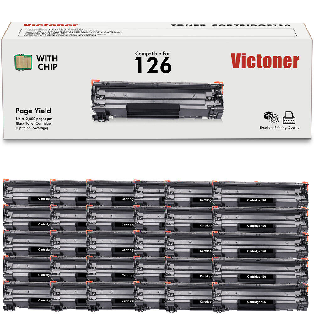 1-30pk Toner Cartridges For Canon 126 3483B001 ImageClass LBP6200d LBP6230dw Lot