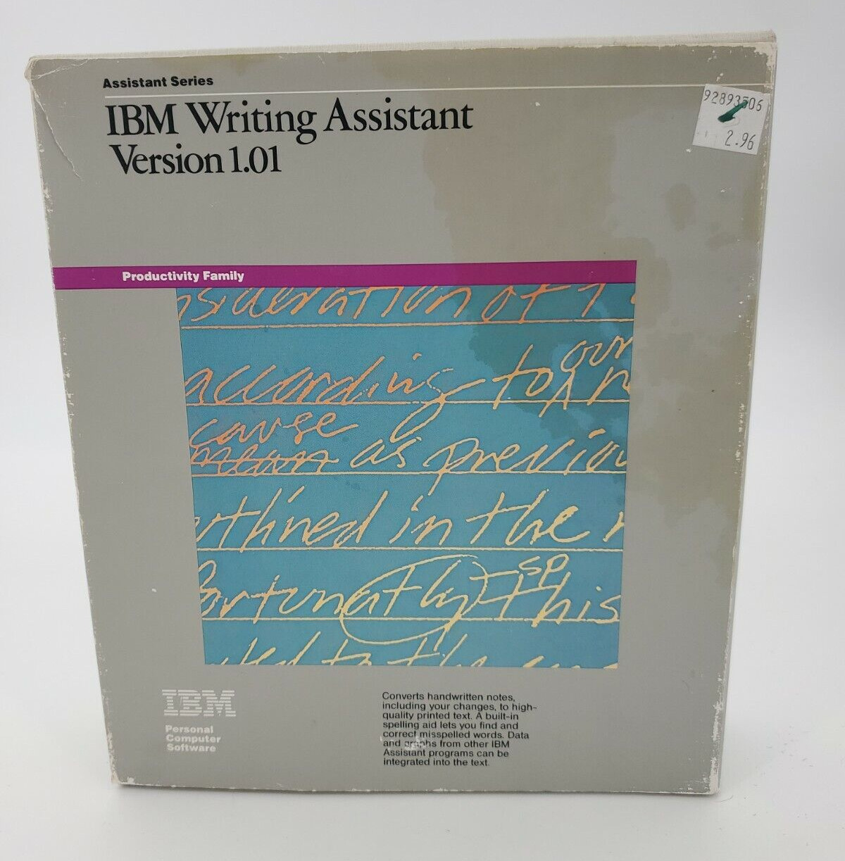 IBM Writing Assistant with disk Version 1.01  1st Edition