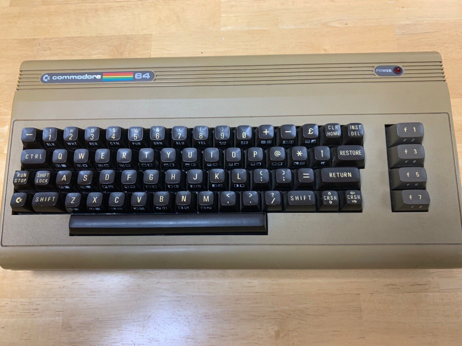 Vintage Commodore 64 C64 Personal Computer - POWERS ON