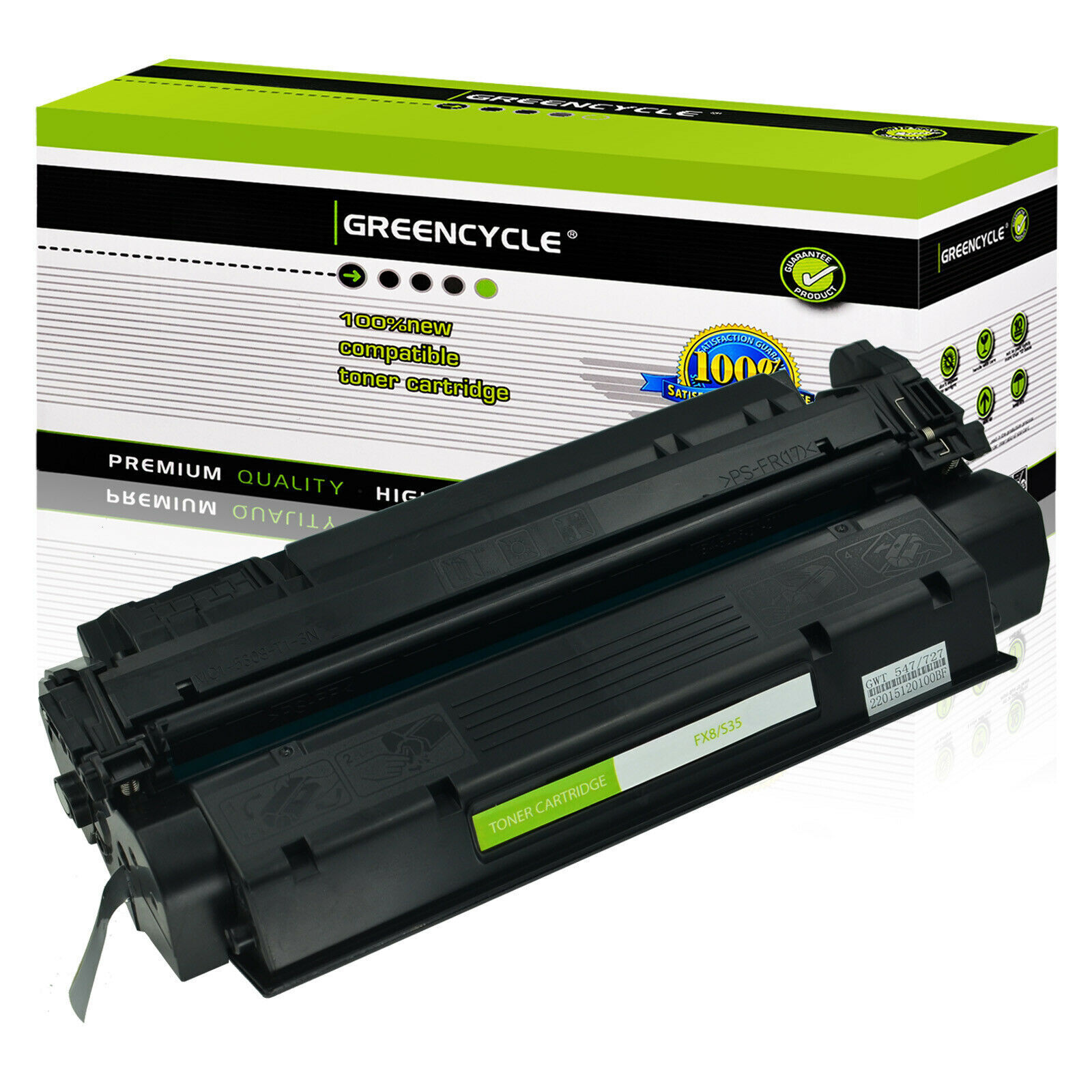 GREENCYCLE FX-8 Toner Cartridge for Canon Laser Class 310 510 FAX L380S Printers