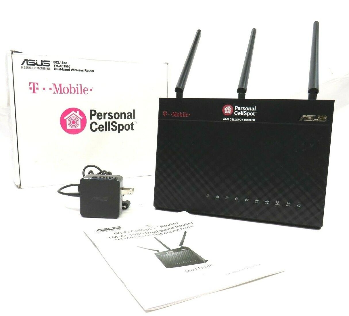 T-Mobile ASUS TM-AC1900 Dual Band Wireless Router Personal Wi-Fi CellSpot