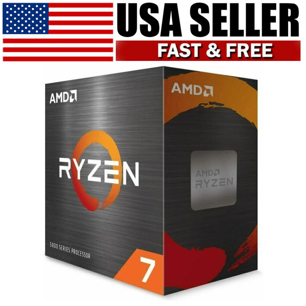 AMD 5800X Ryzen 7 Processor 4.7GHz Socket AM4 8 Cores Box - 100-100000063WOF
