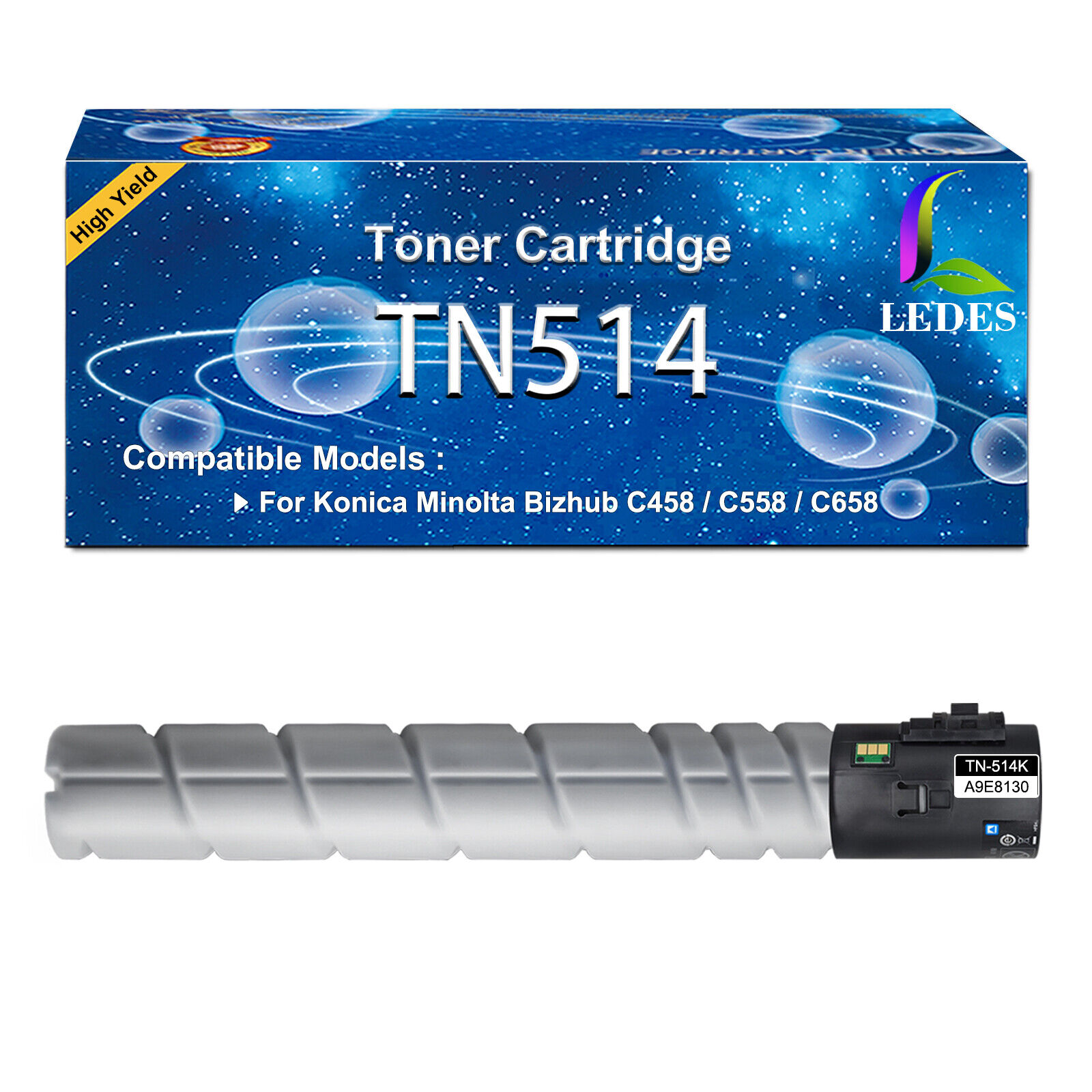 Konica Minolta TN-514Y TN-514M, TN-514C, TN-514K Toner Cartridge bizhub C458