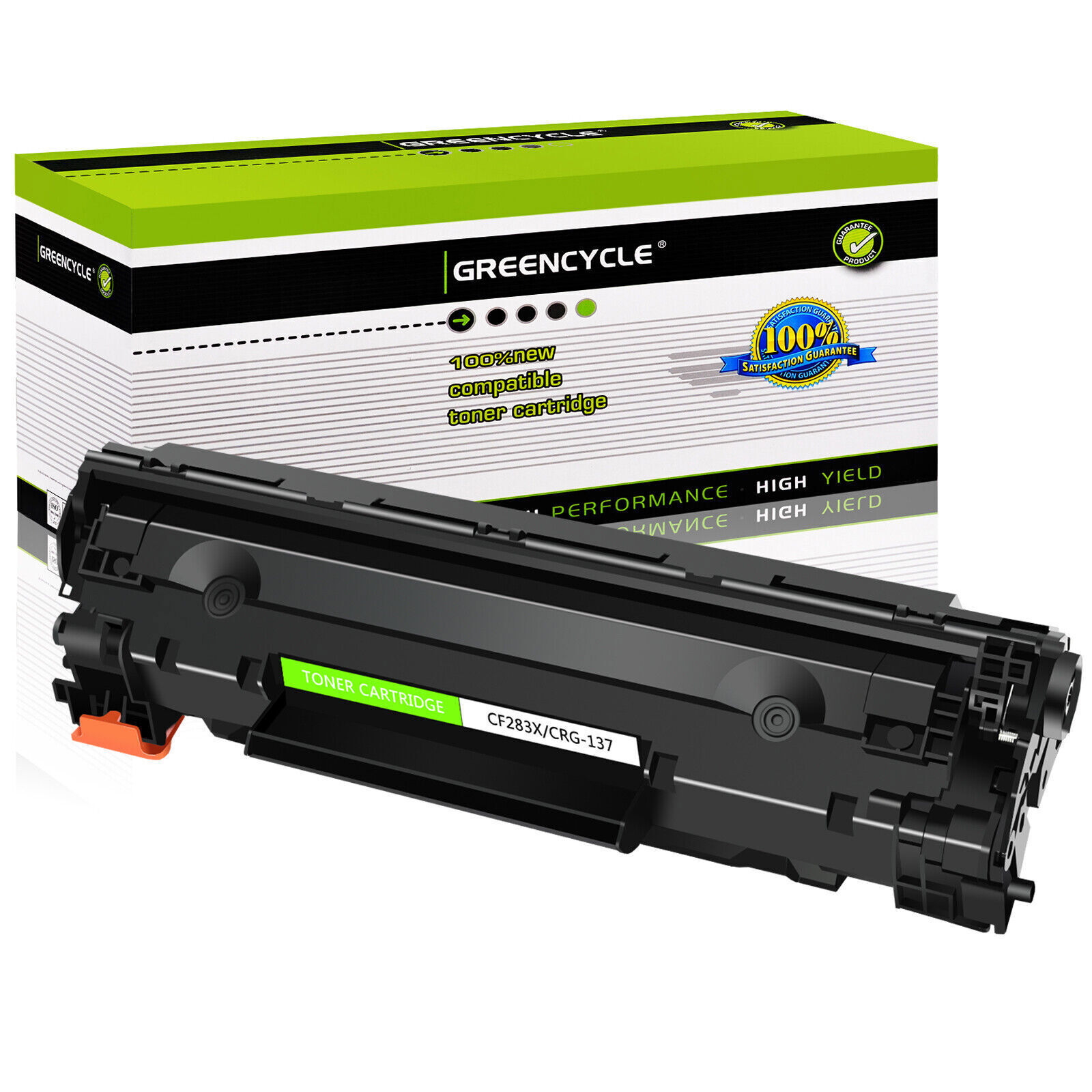 1PK greencycle High Yield Compatible Toner Cartridge for HP 83X CF283X M225dn