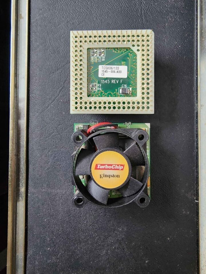 Good Vintage Kingston Turbochip TC5x86-133 Overdrive CPU for 486 socket 3
