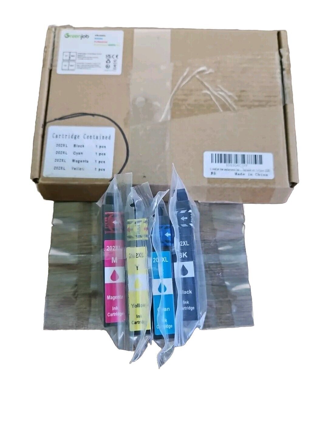 202XL Ink Cartridges Replacement for Epson 202XL Ink Cartridges, 4 Pack