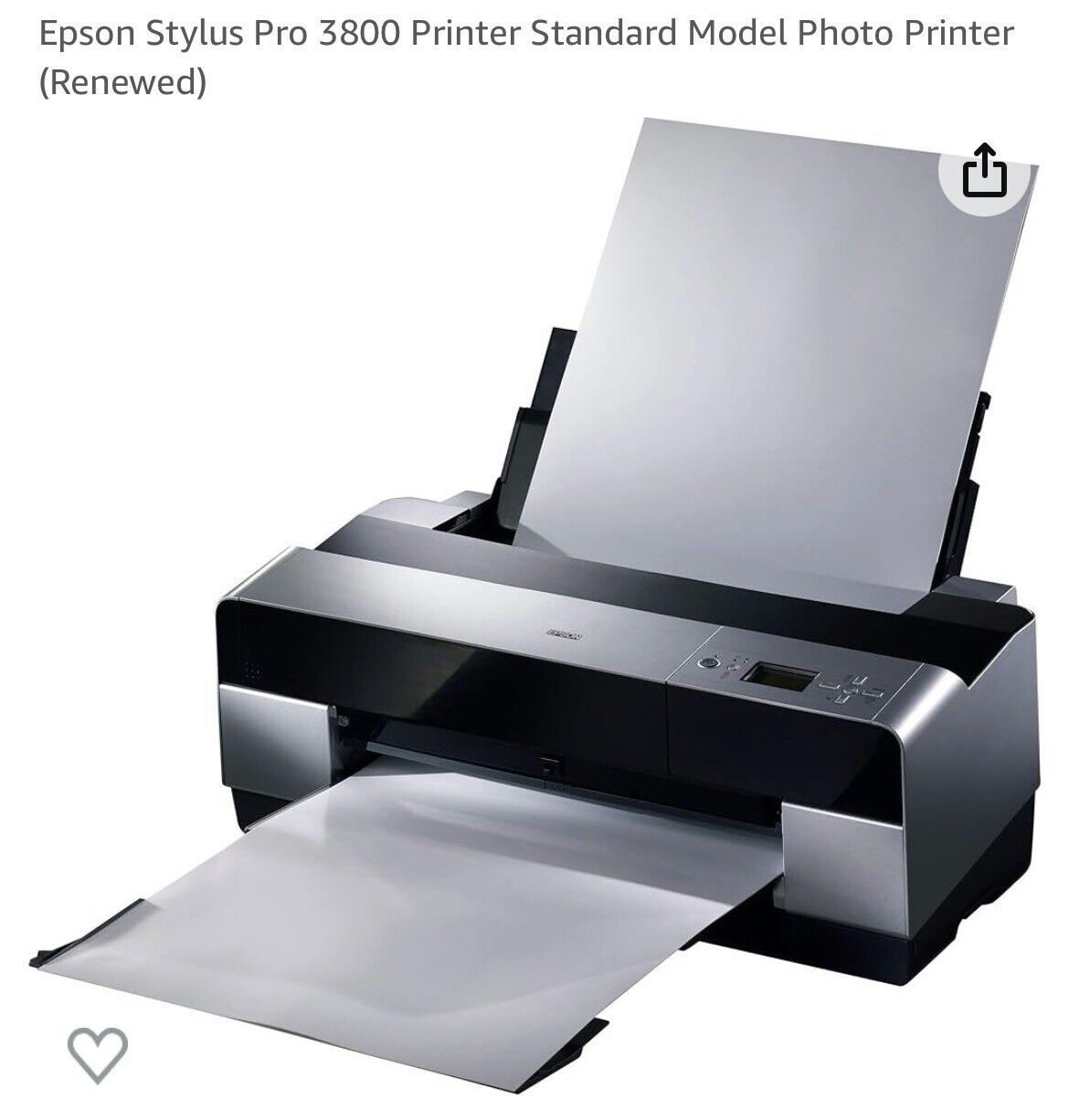 Epson Stylus Pro 3880 Designer Edition Large Format Inkjet Printer