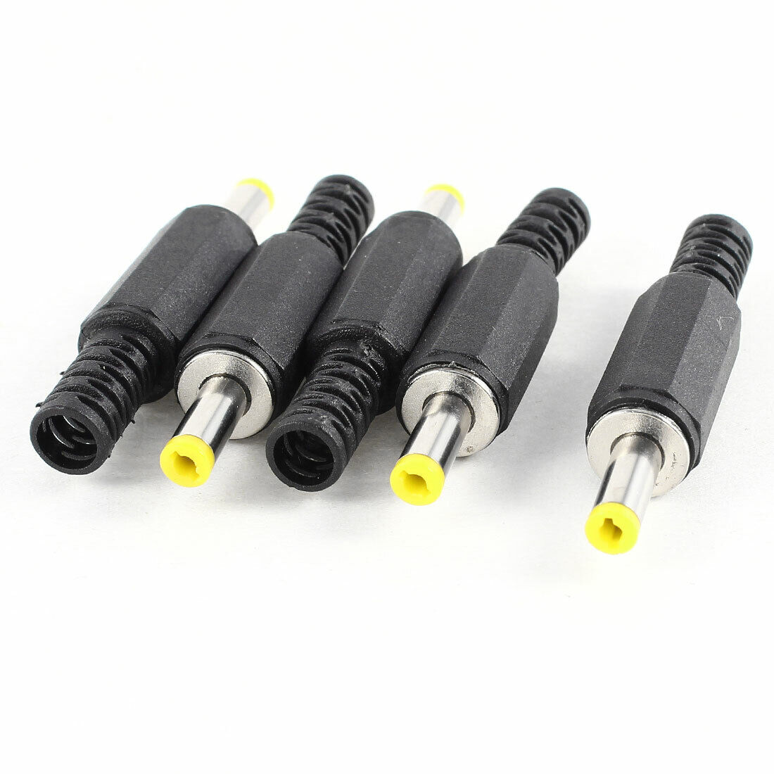 5 Pcs DC Cable Jack Power Supply Male Connector 5mm x 2.5mm