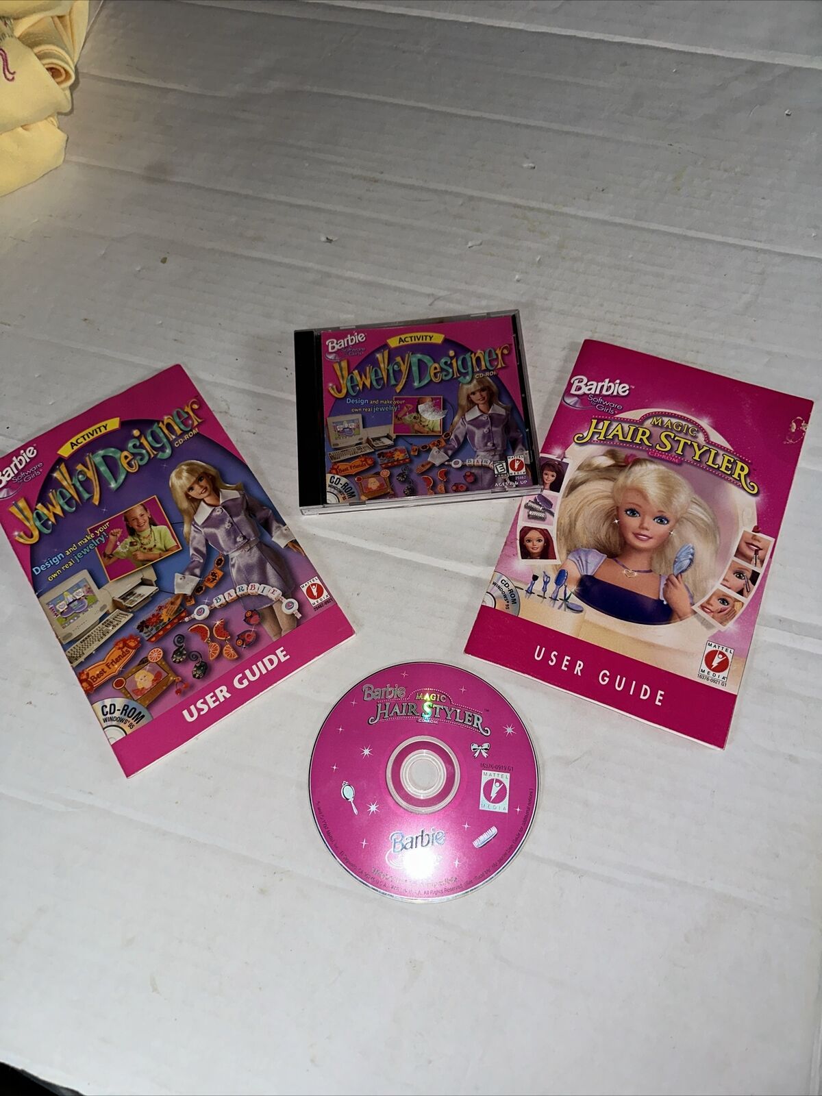 Barbie Software Activity Jewelry Hair Styler  CD-ROM Vintage 1998