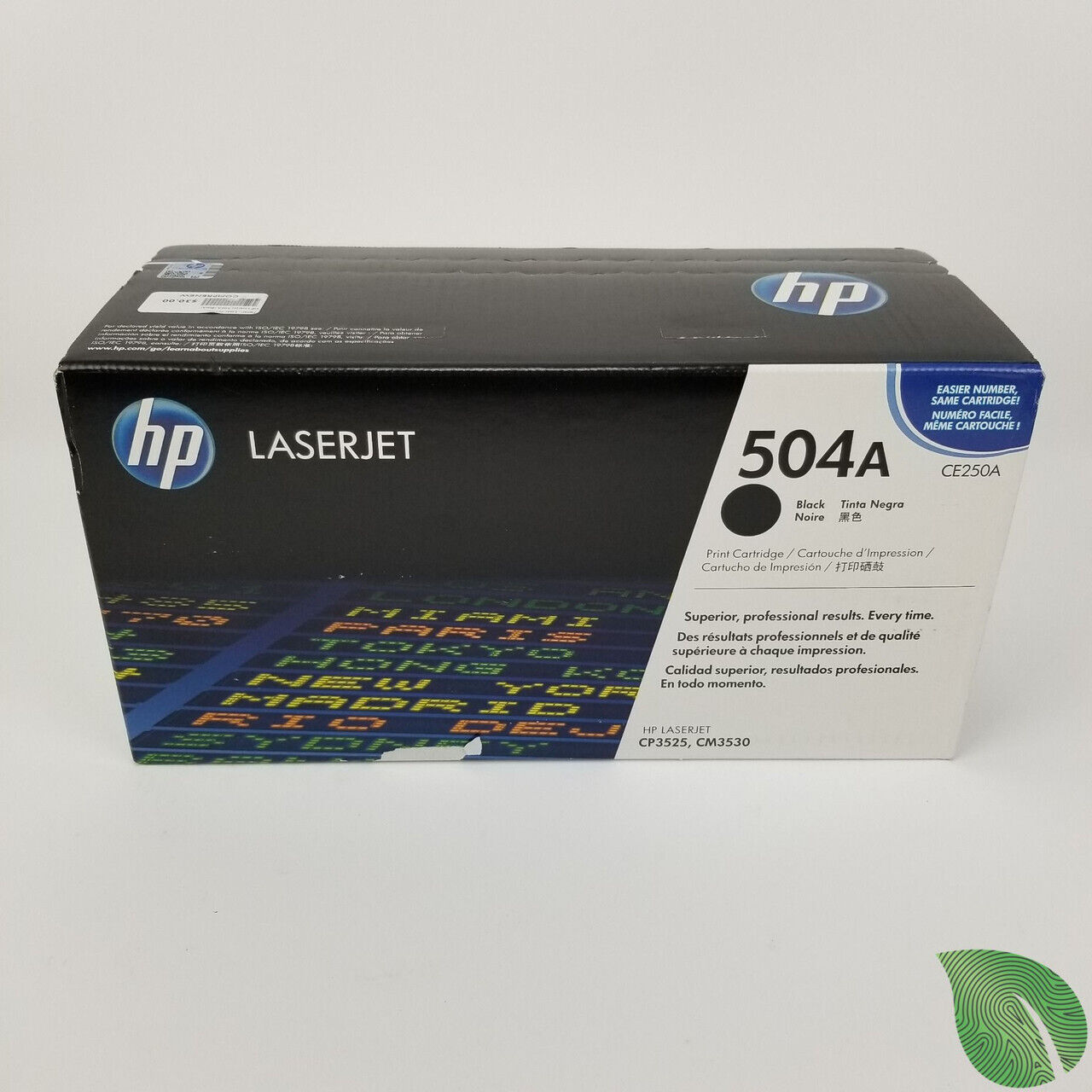 HP Laserjet 504A Black Laser Printer Cartridge | Grade A