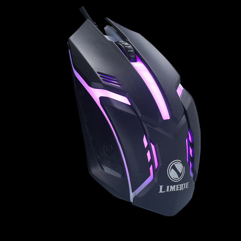 1600 DPI  USB Wired Gaming Mouse Mice For Laptop Desktop PC
