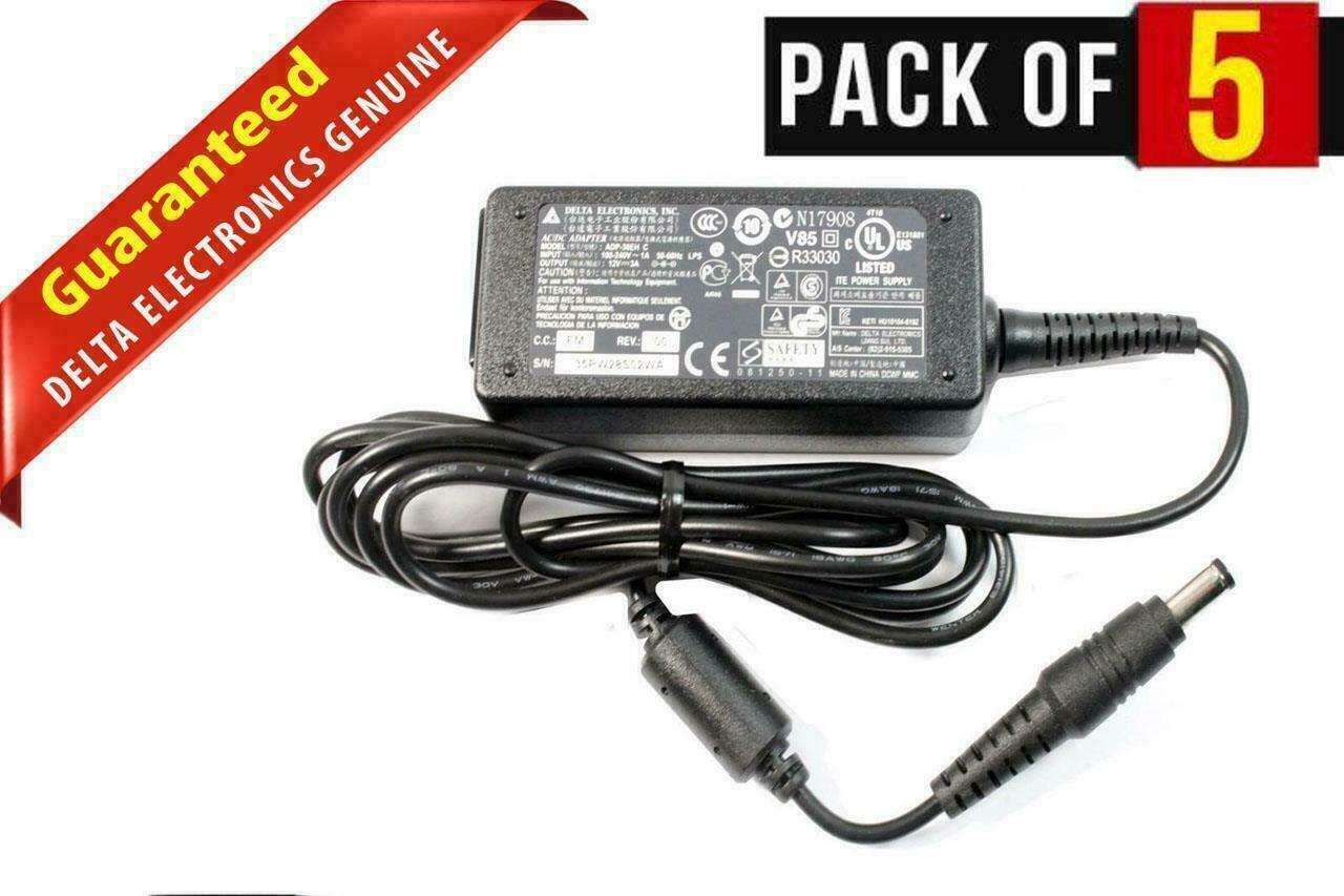 LOT X 5 Delta Dell Laptop Charger AC Power Adapter ADP-36EH C 12V 3A 36W PN0F3