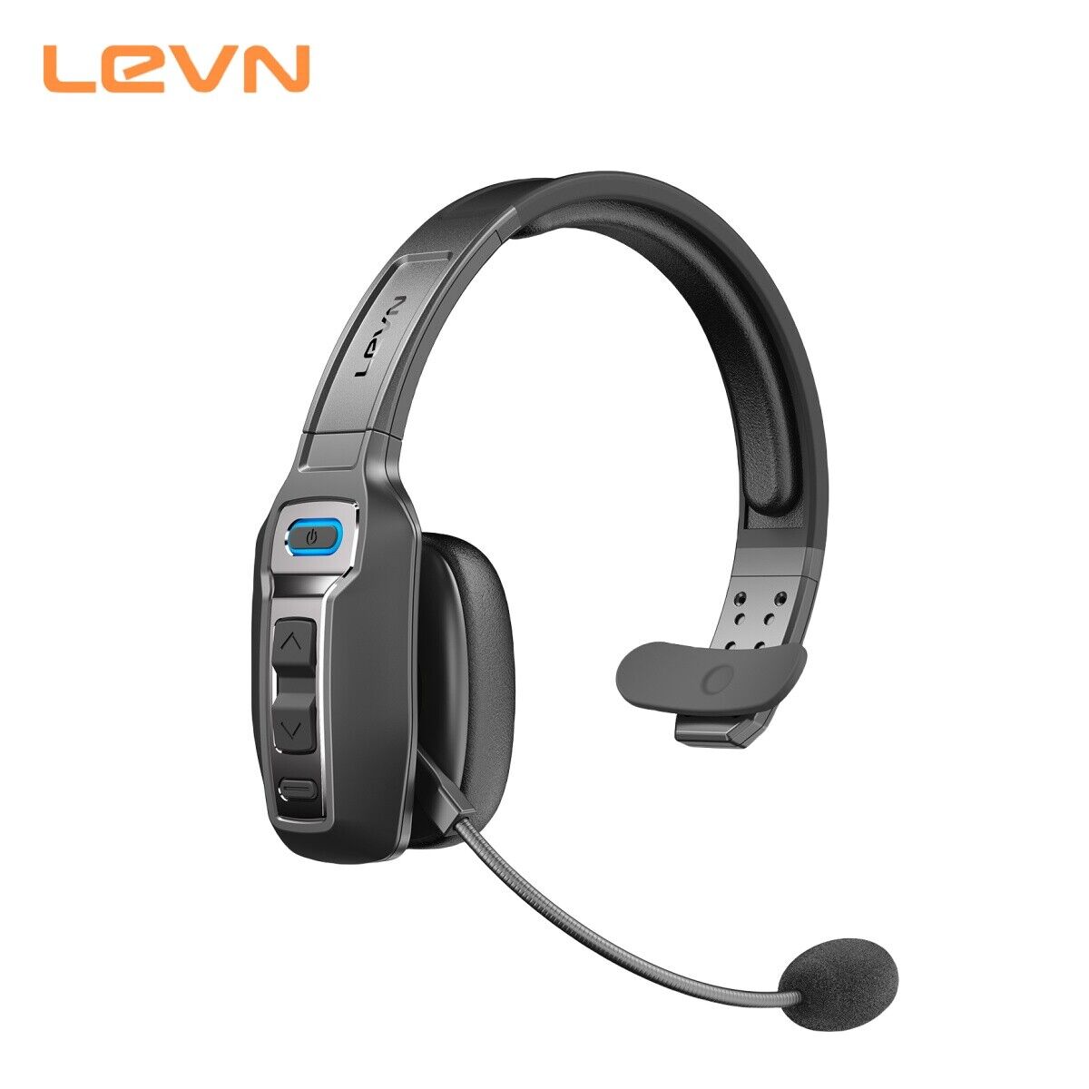 LEVN Bluetooth Headset For Trucker, Wireless Headset With Mic & Noise Cancelling