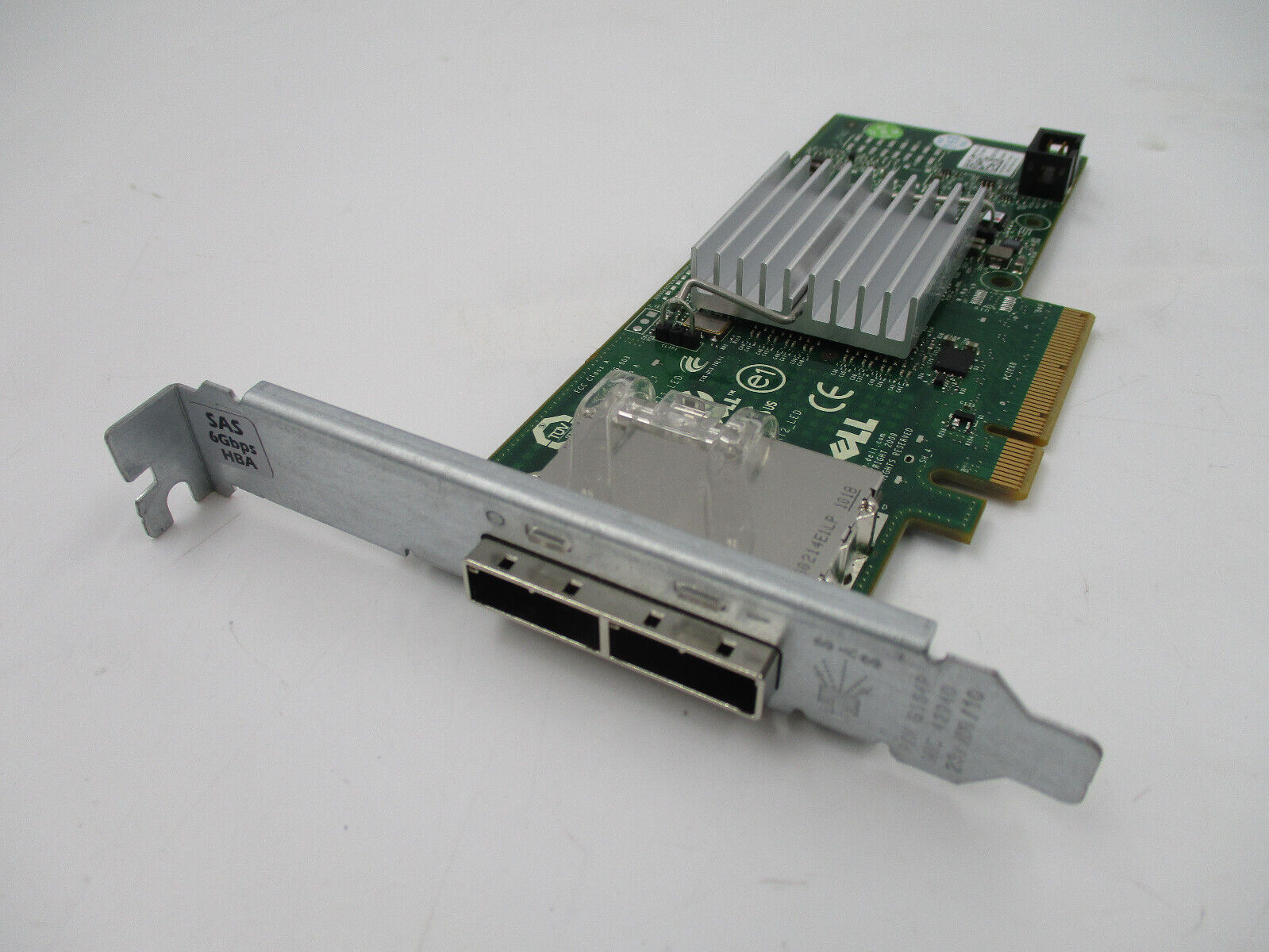 Dell H200E Dual-Port 6GbE QSFP PCIe SAS Host Bus Adapter Dell P/N: 0D687J Tested