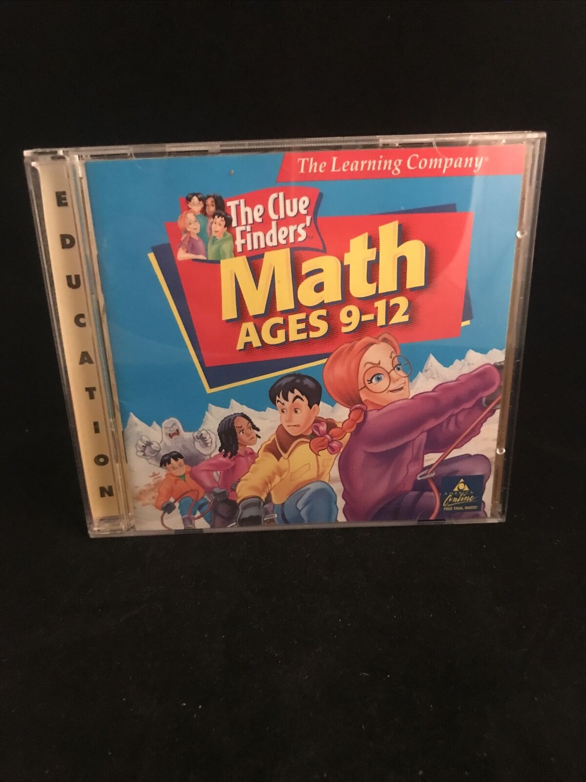 The Clue Finders' Math Ages 9-12 (PC, 1998) Game Windows/Mac Vintage Complete