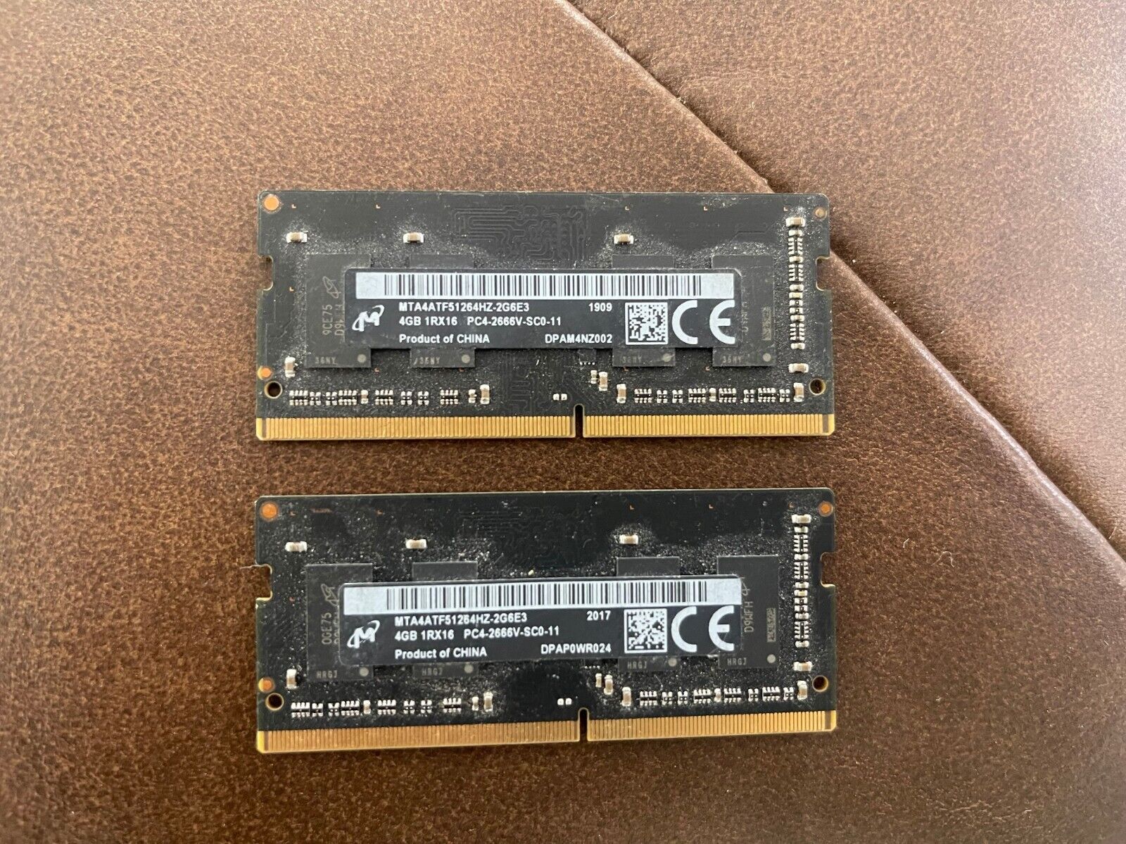 Apple OEM Ram 8GB (2x4GB) DDR4-2666 PC4-21300 soDimm Memory (various brands)